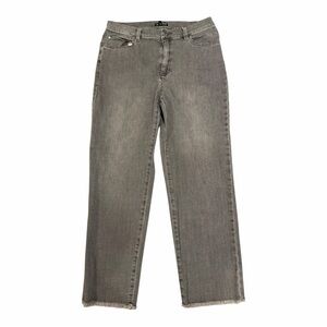Eileen Fisher Women’s Gray Black Jeans size small Organic Cotton‎